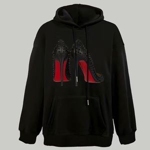 High Heels Print Hoodie
